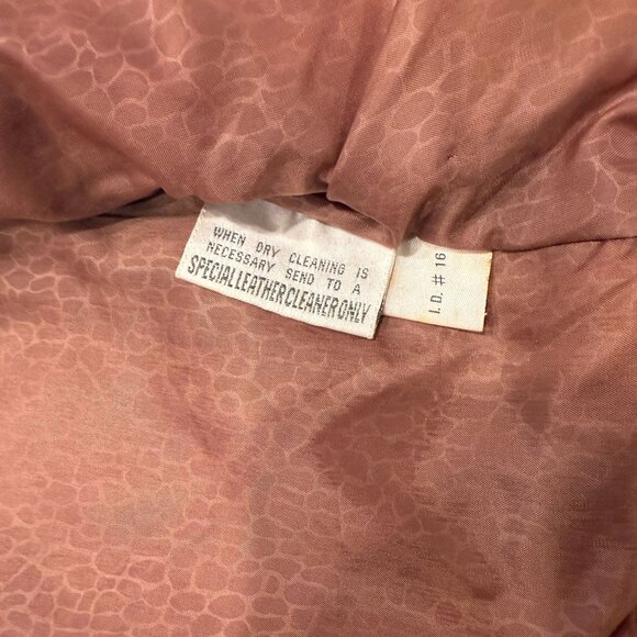 Vintage Greg Adams 100% Leather Western‎ Boho Jacket Made in Korea Size Small - Picture 7 of 16